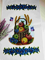 Схема для вишивання бісером Спасівський рушник 30х50 см. Габардин