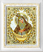 Набір для вишивки Остробрамська 23х19 см (з намистинами і бісером). Колір - золото