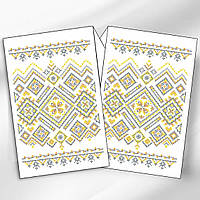 Заготівка під вишивку бісером рушник Орнамент 1.4 х 0.2 м