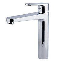 Змішувач MARMORE Ø35 для раковини литий високий на гайці CORSO