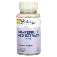 Трави Solaray Екстракт насіння грейпфрута, 250 мг, Grapefruit Seed Extract, 60 вегет. (SOR08520), фото 1