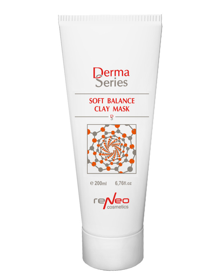Живильна балансуюча маска з освітлюючою пом'якшуючою дією Derma Series Soft balance clay mask