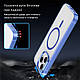 Протиударний чохол Magnetic з кольоровою рамкою та Magsafe для IPhone 14 Violet - фото 4 - id-p2260152826