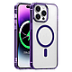 Протиударний чохол Magnetic з кольоровою рамкою та Magsafe для IPhone 14 Violet - фото 1 - id-p2260152826