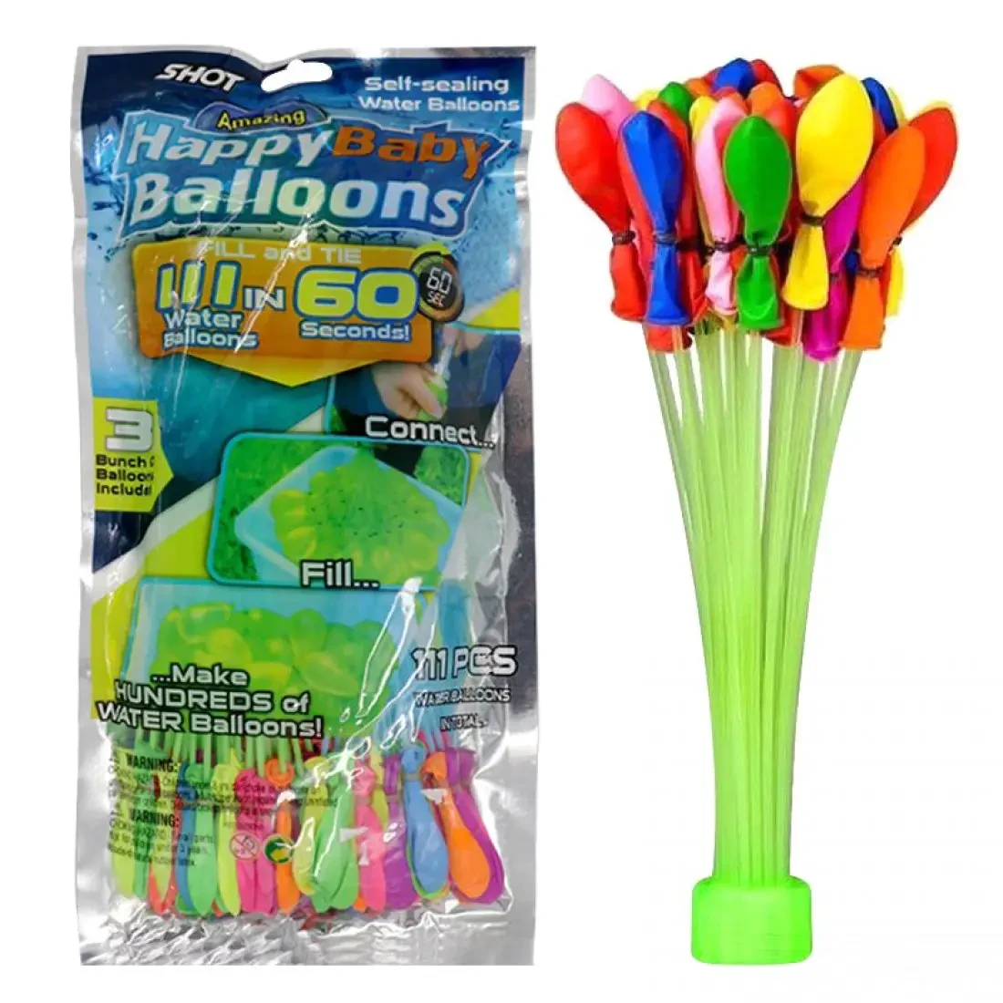 Кульки водяні бомбочки-water balloons in seconds Оригінал