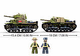 Конструктор SLUBAN M38-B0711 Танк M14/41, 463 деталі, 2 фігурки, фото 4