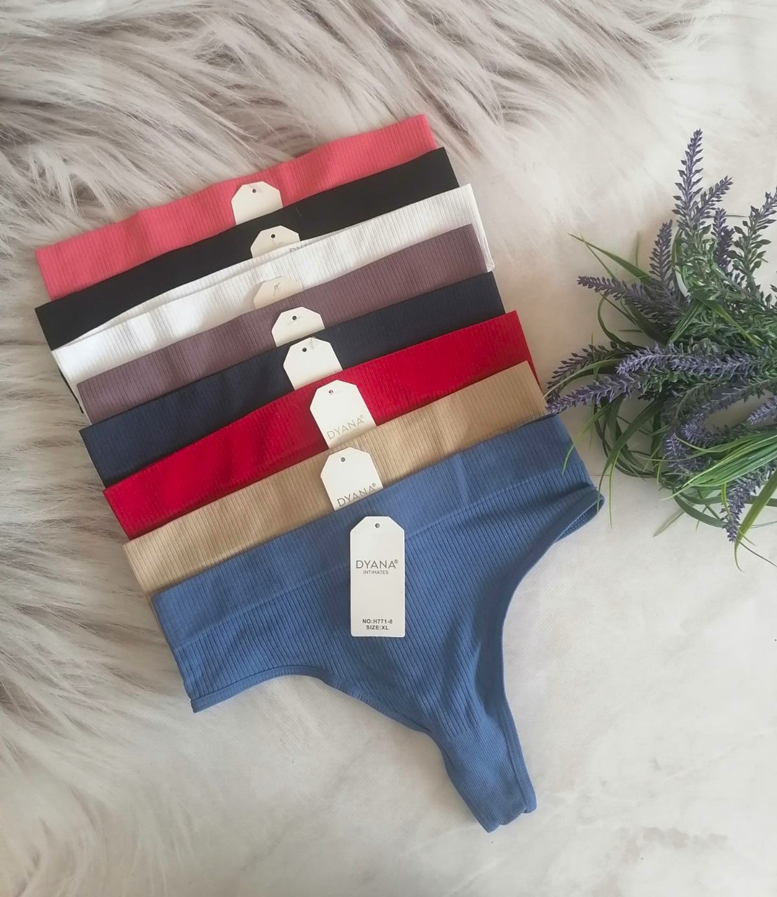 Жіночі труси стрінги висока посадка мікрофібра 46-52р 8 кольорів, фото 1