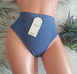 Жіночі труси стрінги висока посадка мікрофібра 46-52р 8 кольорів, фото 2