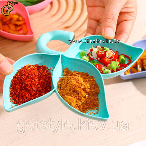 Соусниця Gravy Leaves бірюзова, фото 1