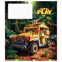 Зошит 12 арк. клітинка "Школярик" / Let's play, фото 5