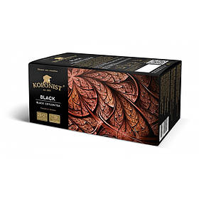 Чай чорний KOLONIST Black Ceylon 25 пакетів