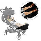 Бампер-підніжка 2 в 1 для коляски Yoya 175 A+ - подовження сидіння на 32 см 100250, фото 2