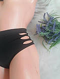 Жіночі труси американки з боковими вирізами мікрофібра 42-48р 3 кольори, фото 3