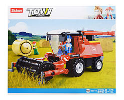 Конструктор SLUBAN M38-B0779 Комбайн, 229 деталей, 2 фігурки
