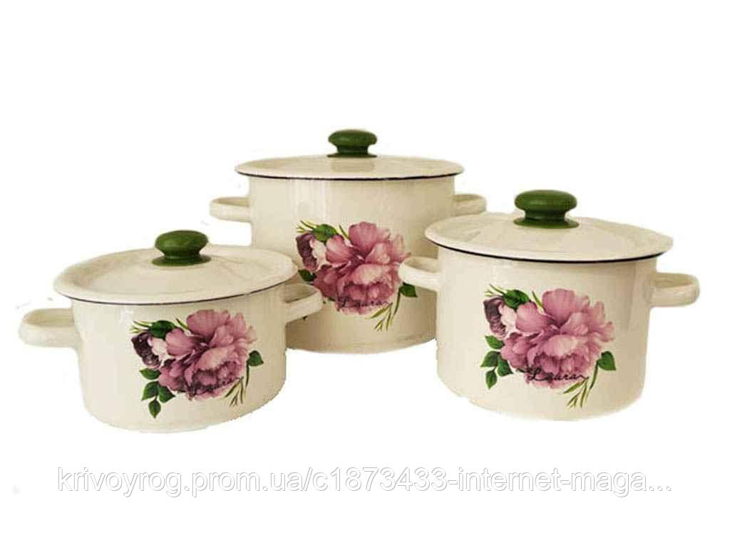 Набір посуду 3 предм. I822 Лаура (молочна) ТМ IDILIA, фото 1