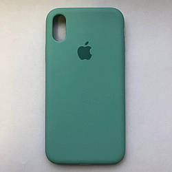 Чохол Silicone Case для Apple iPhone X, XS Ice Mint