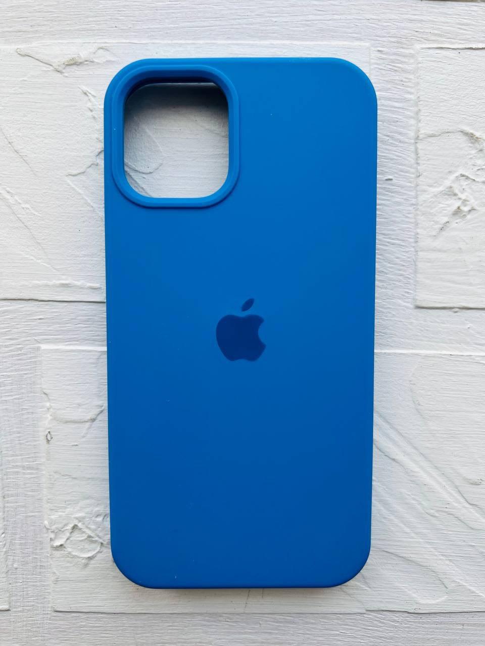 Чохол Silicone Case для Apple iPhone 12, 12 Pro Cobalt, фото 1