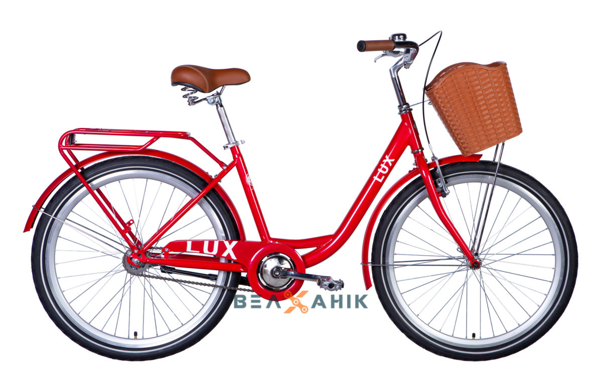 Велосипед 26" Dorozhnik LUX (рама 17") червоний