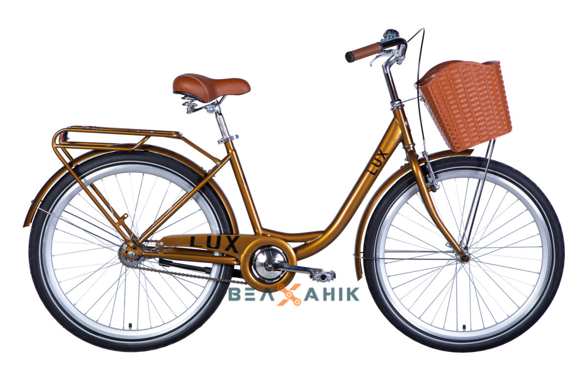 Велосипед 26" Dorozhnik LUX (рама 17") бронзовий