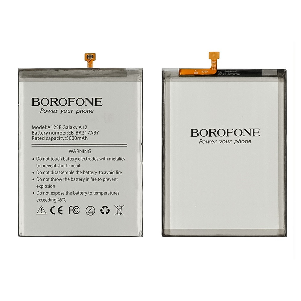 DR Аккумулятор Borofone EB-BA217ABY для Samsung A125 A12 (2020)/ A217 A21S/ A022 A02/ M127 M12, фото 1