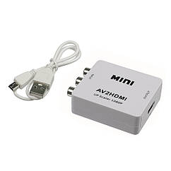 DR Конвертер AV to HDMI white