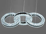Підвісна кришталева сучасна люстра 7710-3A/300x3HR, фото 2