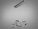 Підвісна кришталева сучасна люстра 7710-3A/300x3HR, фото 4