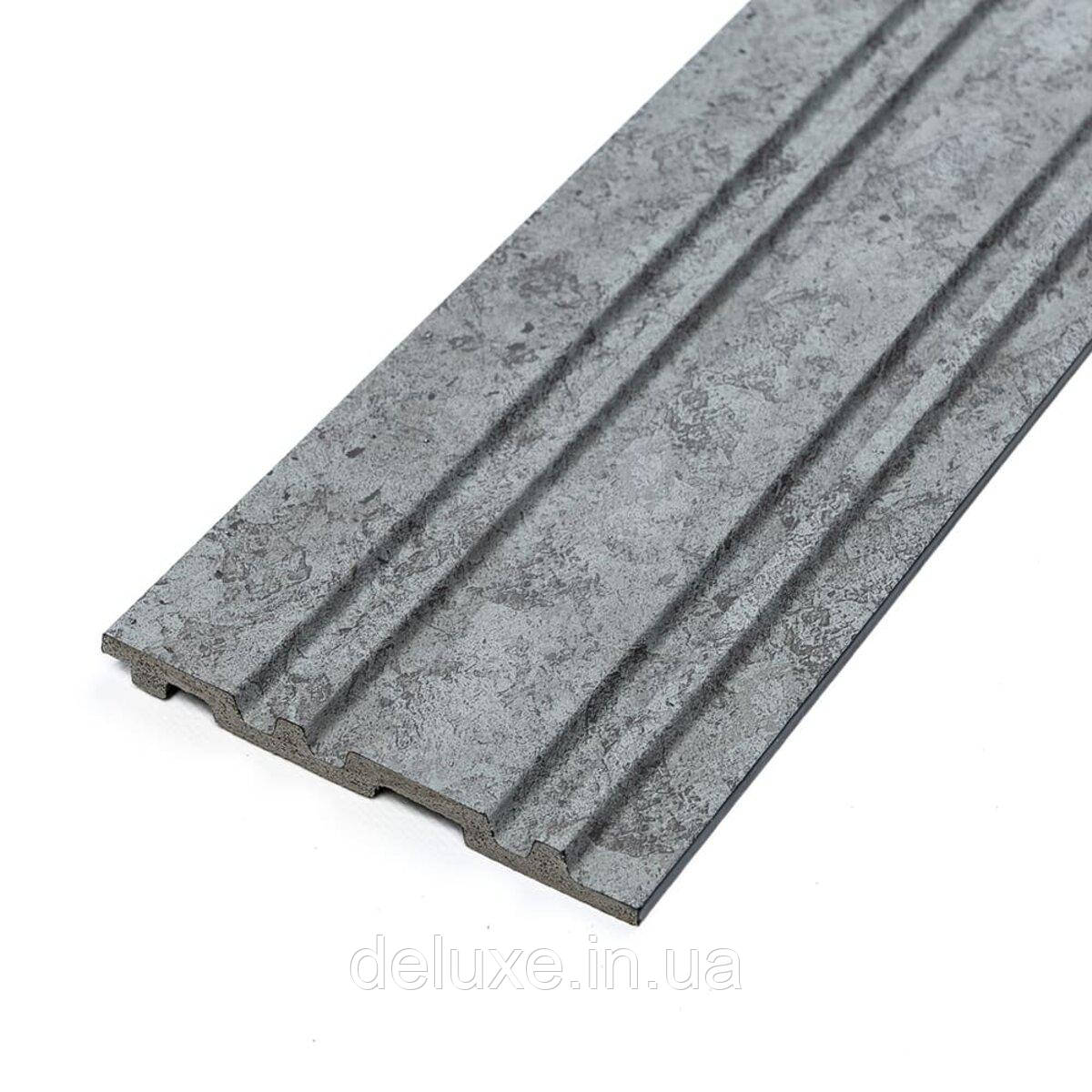 Рейка декоративна PS 2900х120х12мм Бетон SW-00002132, фото 1