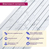 Рейка декоративна PS 2900х120х12мм Білий мармур SW-00002134, фото 4