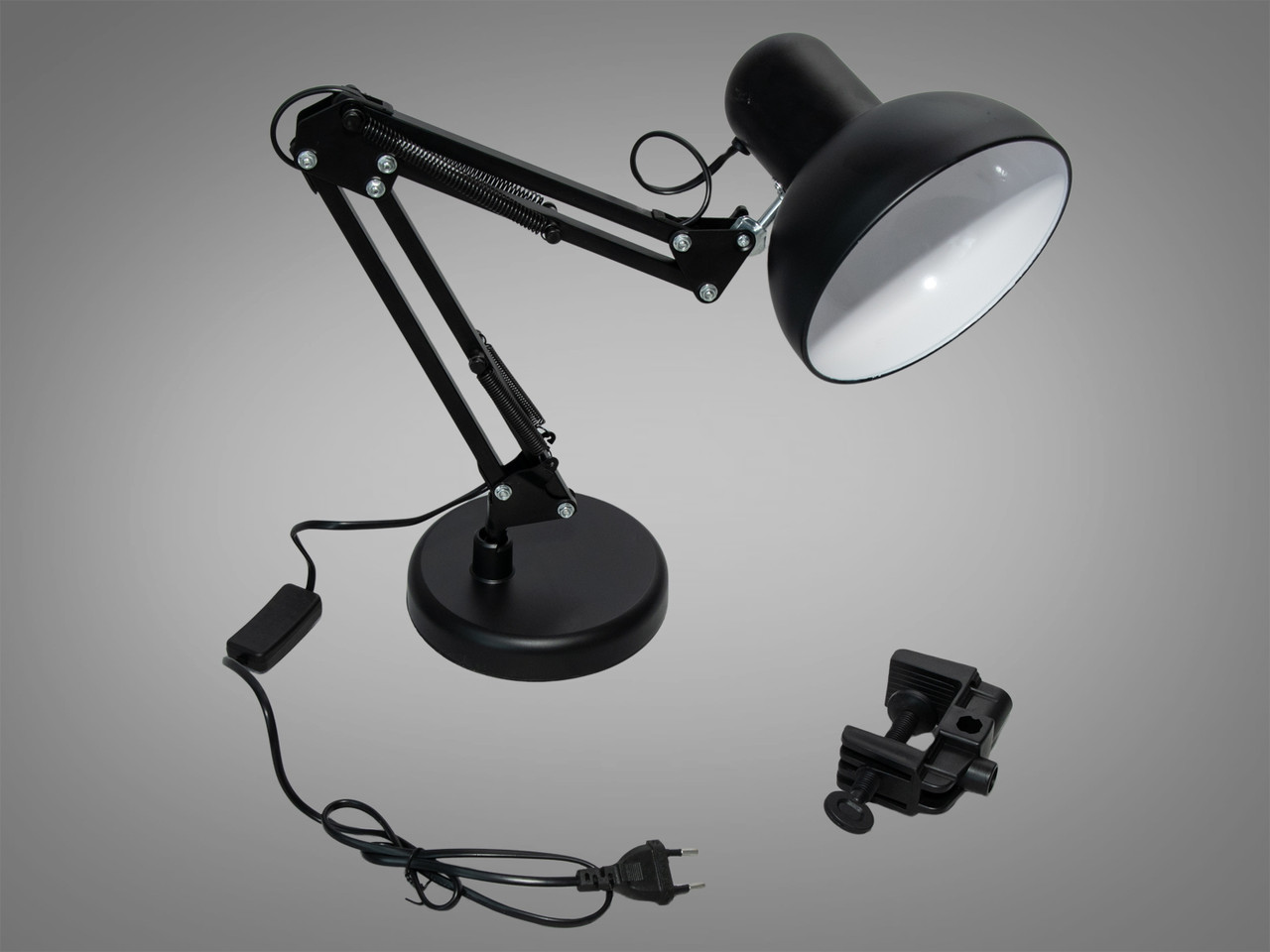 Стильна настільна лампа Pixar для робочого місця в кабінет, колір чорний 810BK-LS