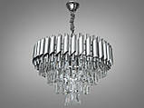 Сучасна кришталева люстра 9001-550SL+CH, фото 2