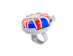 Велосипедний дзвінок із прапором Великобританії, пластиковий затискач ORG