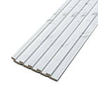 Рейка декоративна PS 2900х120х12мм Білий мармур SW-00002134