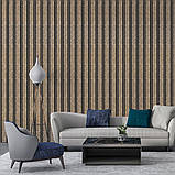 Рейка декоративна PS 2900х120х12мм Сіро-коричневий із золотими вкрапленнями SW-00002138, фото 7