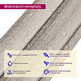 Рейка декоративна PS 2900х120х12мм Сріблястий дуб SW-00002143-, фото 4