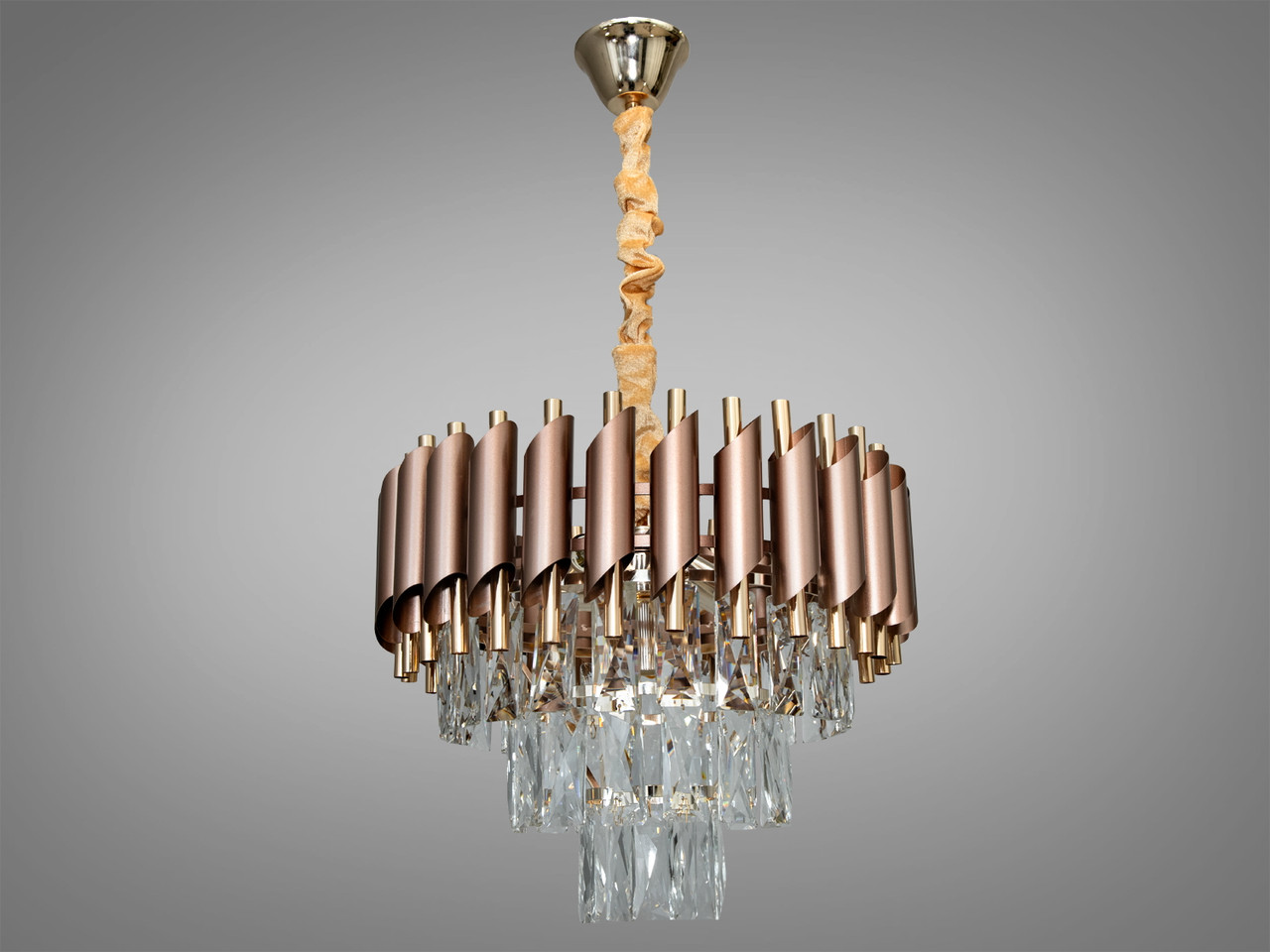 Кришталева люстра 9001-400CF+SGD, фото 1