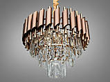Кришталева люстра 9001-400CF+SGD, фото 4