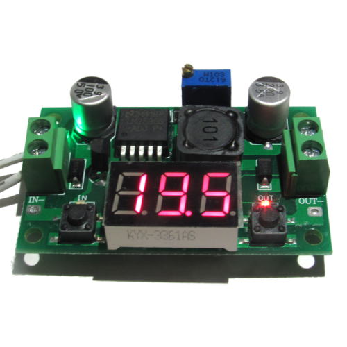LM2596V Понижувальний перетворювач із вольтметром LM2596 3 A 4В-40в 15 Вт, фото 1