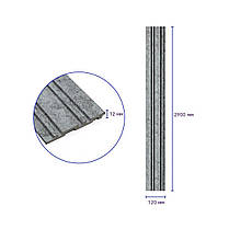 Декоративная PS рейка 2900*120*12мм (D) SW-00002132, фото 3