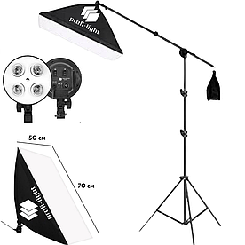 Навісний софтбокс із поперечиною журавль 50х70 см Profi-light PSG -574 M1 на 4 патрони E27