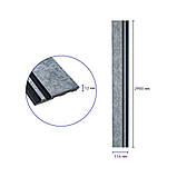 Декоративна PS рейка 2900*116*12мм (D) SW-00002139, фото 3