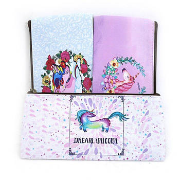Пенал плоский "Единоріг" mix 1262P G-Rich