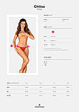 Стринги мереживні "Chilisa crotchless thong" Obsessive (розмір XS/S), фото 7