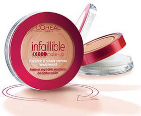 Пудра для обличчя l'oreal Infallible "Непереможна" (Лореаль Инфэйлибл)