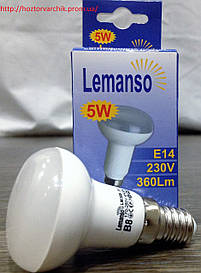 Лампа світлодіодна Lemanso LED R39 5 W