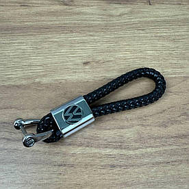 Автомобільний брелок ремінець кіска плетений шкіряний Toyota BMW Lexus Mazda Nissan Chevrolet