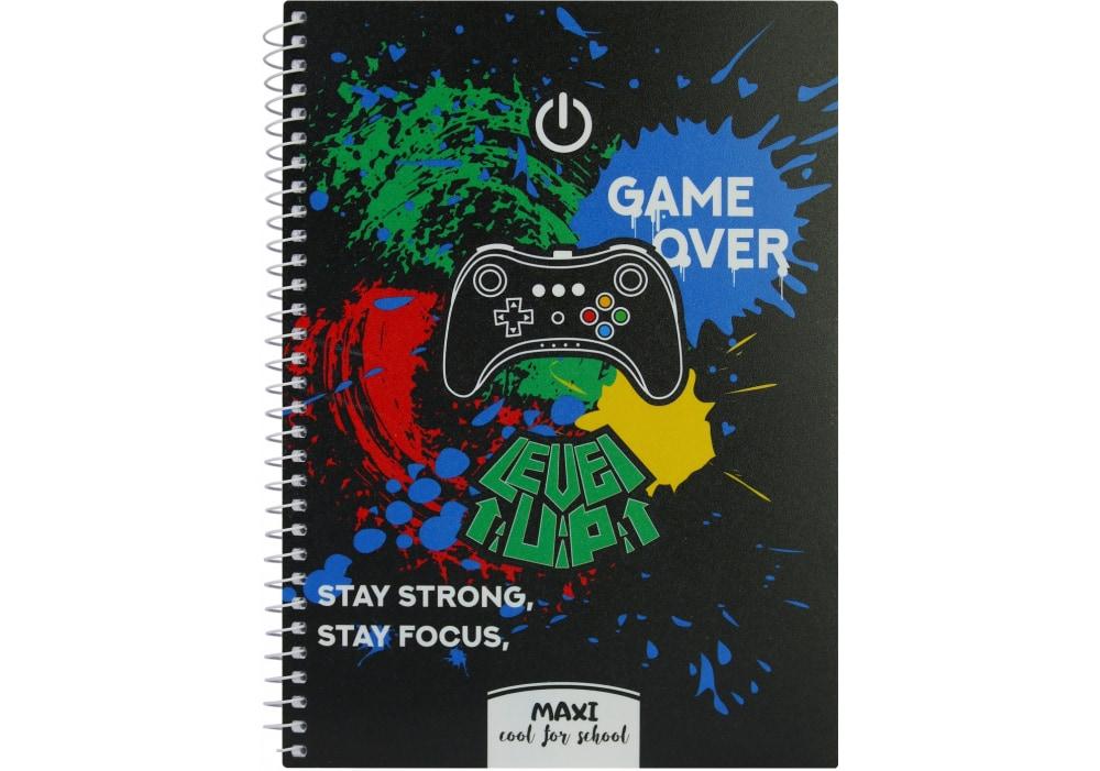 Блокнот на спіралі А5 60 л. Maxi MX21213-03, фото 1