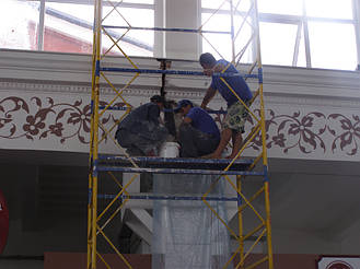 Герметизация деформационных швов. "Центральный рынок" г.Харьков 1