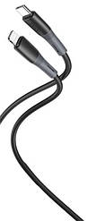 Кабель XO PD Type-C to Lightning NBQ226A 27W 1m Black