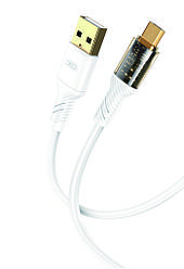 Кабель XO microUSB NB229 2.4A/1m White